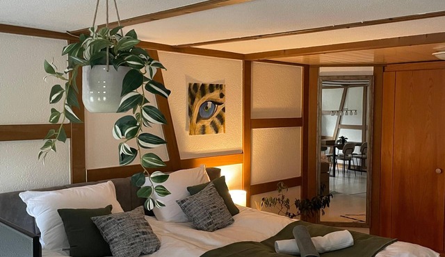 Modern studio near Thun & Bern for 4 people | home office & free parking space