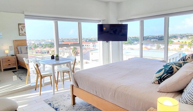 Modern Studio With Ocean and City Views