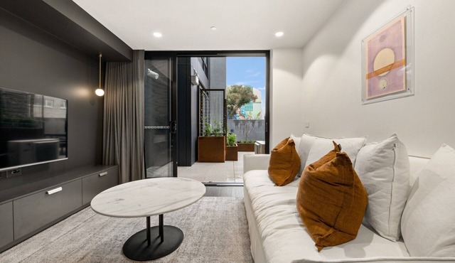 Modern Studio with BBQ Area