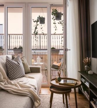 Modern studio with terrace