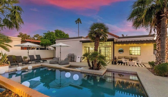 Modern-Terranean Escape | Pool & Spa | 2 Primary's