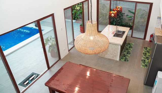 Modern Tropical 2BR Villa & Pool Retreat in Amadeo
