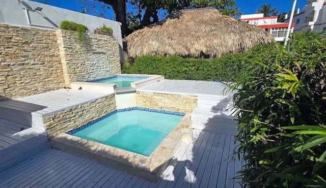 Modern Tropical, no 21, Cabarete Studio: Pools & BBQ