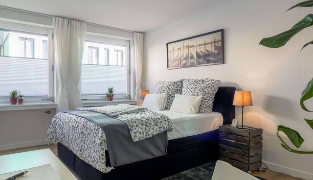 Modern university/business apartment near HBF & Stadthalle