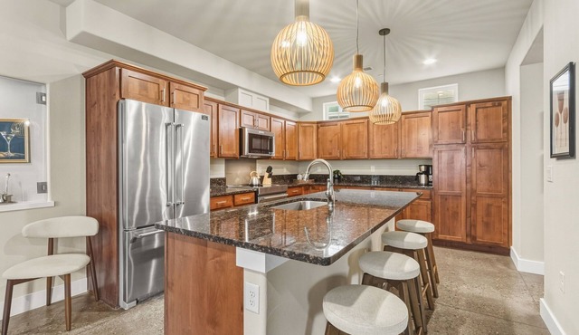 Modern Urban Retreat Near Old Town Fire Pit, Arcade, Bikes
