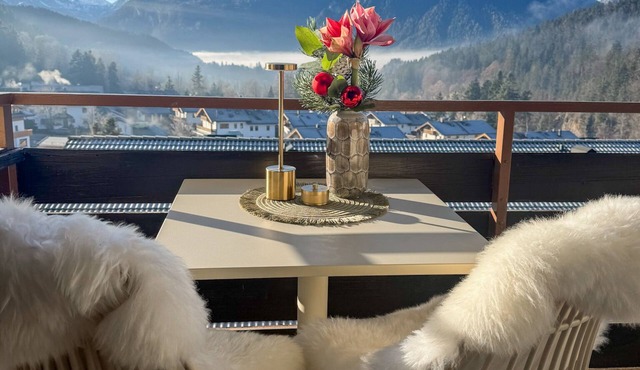 Modern vacation apartment with view of the Watzmann incl. pool and infrared cabin