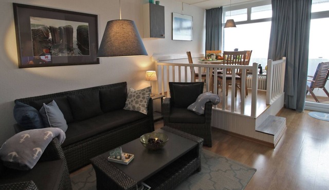 Modern vacation apartment in the Baltic Sea vacation park with WLAN and sea view