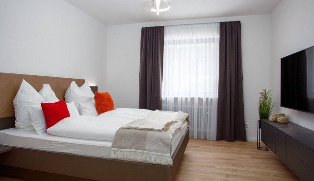 Modern vacation apartment (85sqm) with balcony