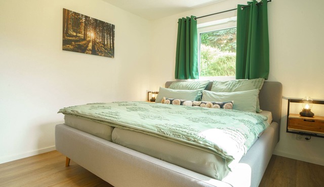 Modern vacation apartment (60sqm) for 4 people with garden access
