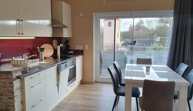 Modern vacation apartment 5 pers. with sauna, balcony and e-charging station