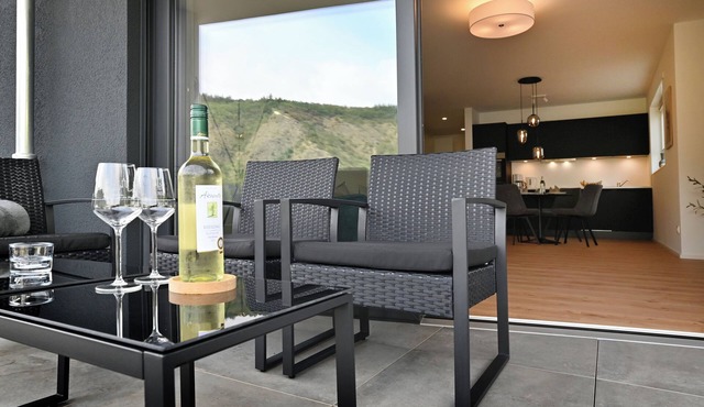 Modern vacation apartment with terrace in a quiet location, close to the Moselle and town center