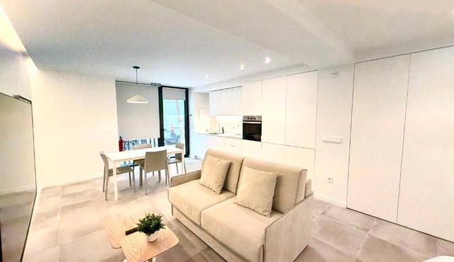 Modern Valencia Studio Near Nou Mestalla & Metro