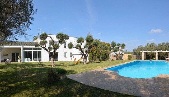 Modern villa, loft with big open space , large garden and pool