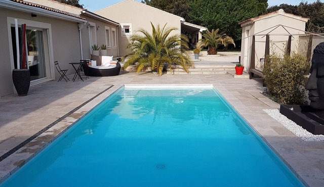 Modern villa with pool