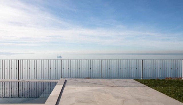 Modern villa with pool and stunning view