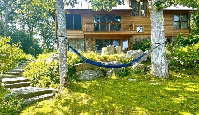 Modern Waterfront Home & Exclusive Quissett Beach