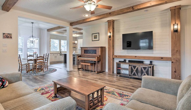 Modern Waterfront Home w/ Dock on Lake Bowen!