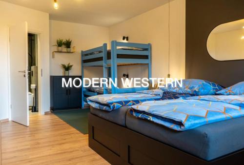 Modern Western - Apartment Blue
