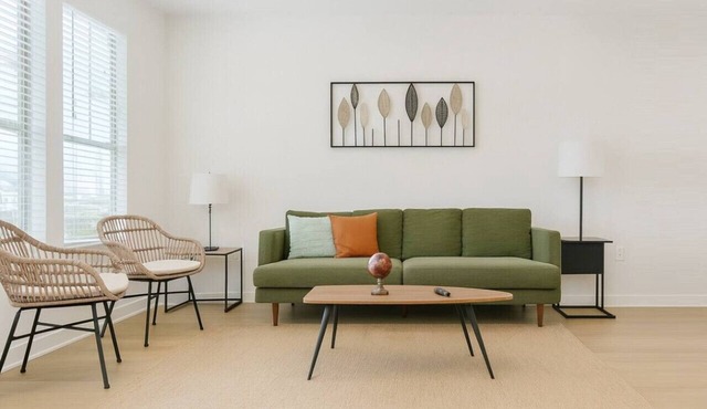 Modern WorkerFriendly Home w/Gym | A+Location!