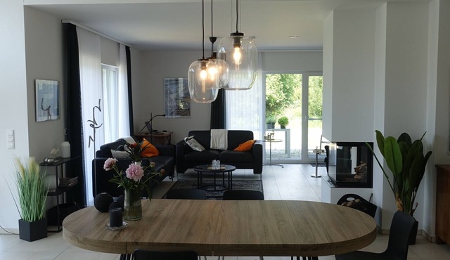 Moderner, Barrierefreier Bungalow am Bodden, im Naturschutzgebiet, Wlan, Sauna