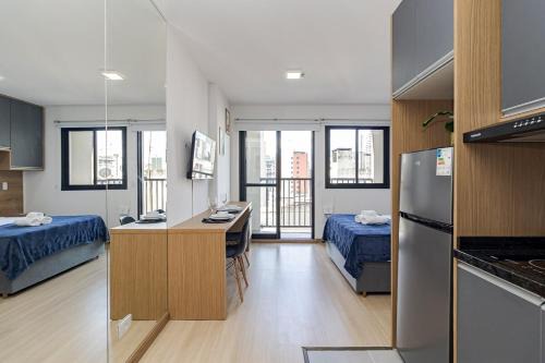 Moderno e Central com Academia, Piscina e Coworking