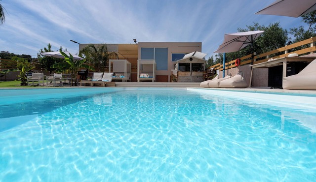 Modular Bungalows With Heated Pool Artemis Greece