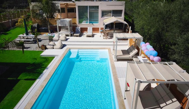 Modular Bungalows With Heated Pool Artemis Greece