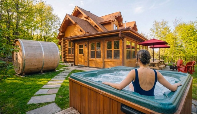 Monopoly/Private SPA & Sauna/Pool , Lake , Free kayak access