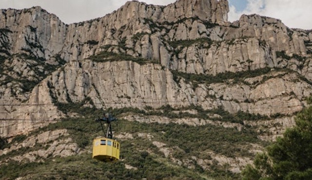 Montserrat Cable Car: Ascent and Descent