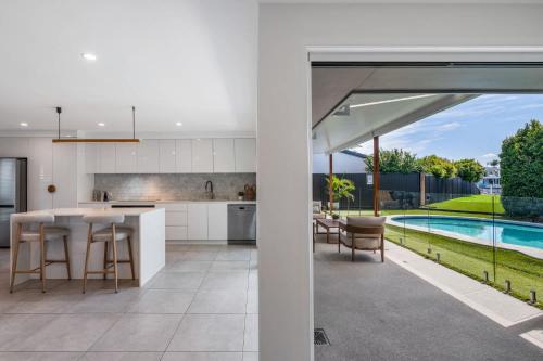 Mooloolaba Canal Retreat with Pool Sleeps 12