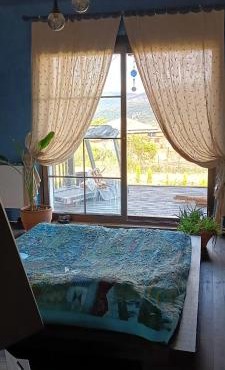 mor salkım bahçe