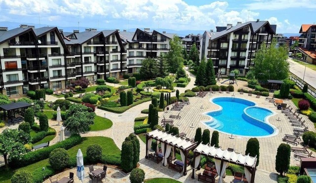 Mountain view apartment in Aspen Resort Golf and SPA Bansko