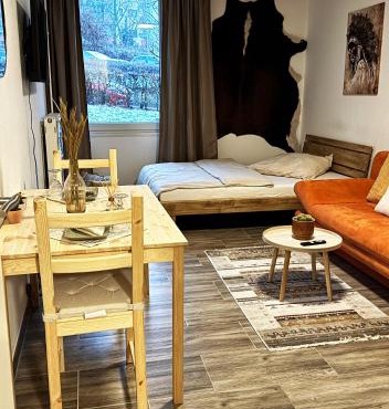Nähe Uni Campus inklusive Parkplatz Boho-Suite by Rentigo - Perfekt für einen Aufenthalt in Zentrumnähe!