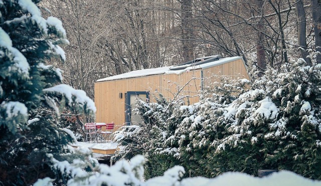 Nachhaltiges Green Tiny House Pioneer im Harz mit Panoramablick