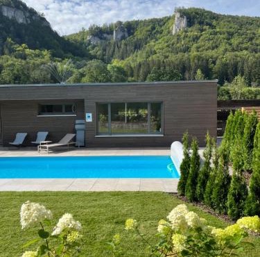 Nadou-Ferienwohnung mit Sauna und Pool in der Nähe von Sigmaringen im oberen Donautal