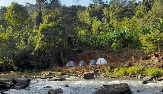 Nature river camp