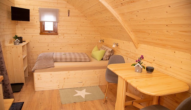 Neugebautes Tinyhouse mit eigener Terrasse und kostenfreier WLAN-Nutzung