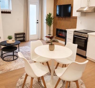 New 2BR Central AC Laundry Private Entry Parking