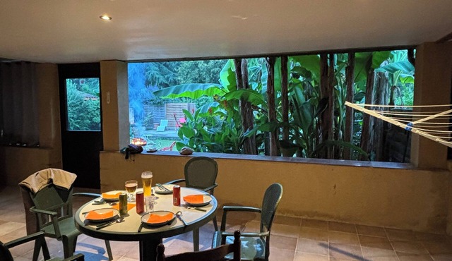 New accommodation, comfort, by the river, covered terrace