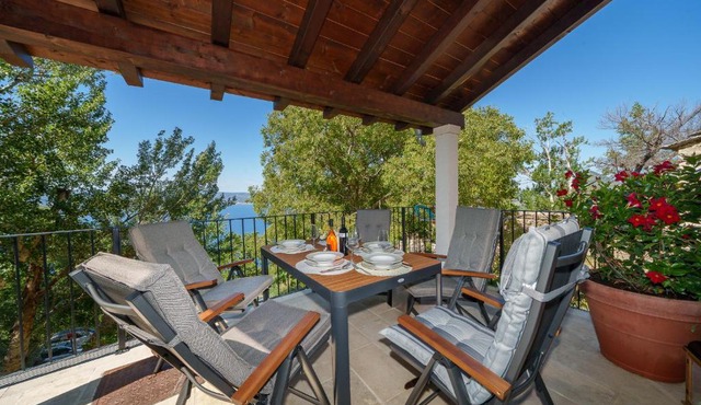 NEW! Authentic Stone Hideaway with Private Jacuzzi and Panoramic Sea View