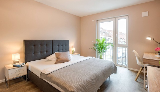 New building with two bedrooms