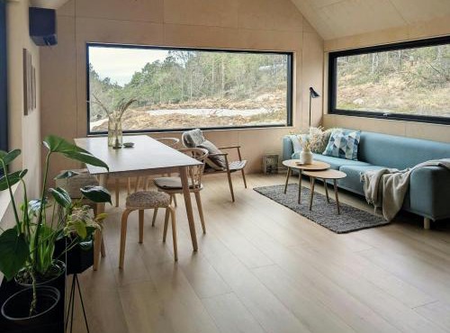 New Cabin Between Forest And Beach In Ogna