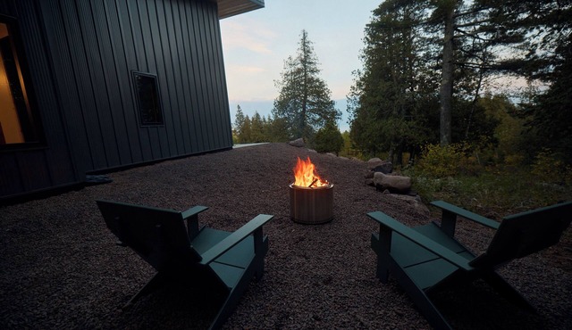 NEW - Cedar Solace Cabin with Custom Sauna, Private Forest & Lake Superior Views