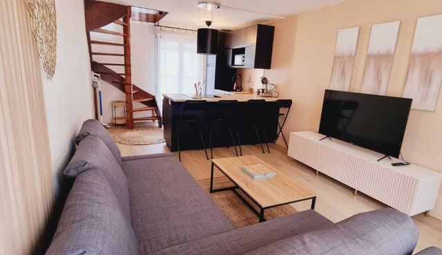 New duplex with parking