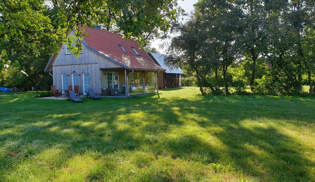 New holiday home on an old farm plot directly on the nature reserve