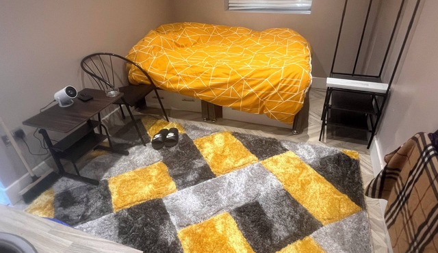 New large studio flat with garden