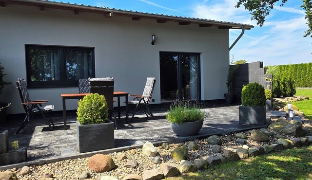 New modern 76m2 vacation apartment at the gateway to the island of Usedom