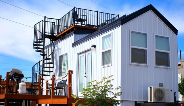 NEW Nook Tiny Home with Deck Firepit Skylights