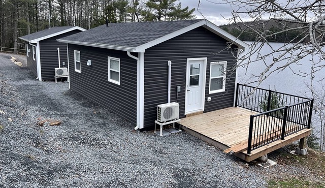 New one bedroom cottages with nice views of Sucker Lake