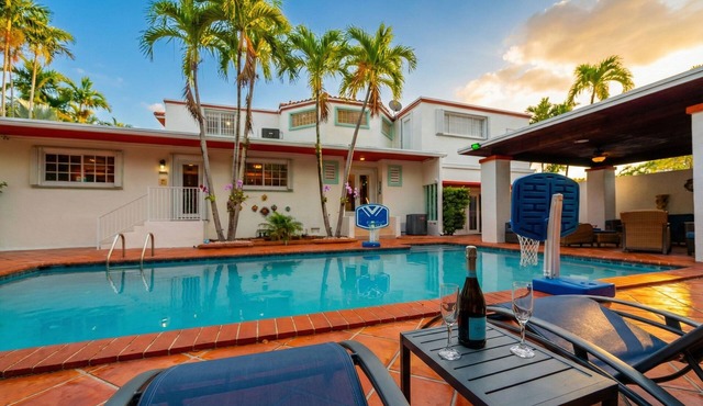 NEW Pool, Arcade Room, Open Concept Kitchen, & More at Your Own Miami Villa